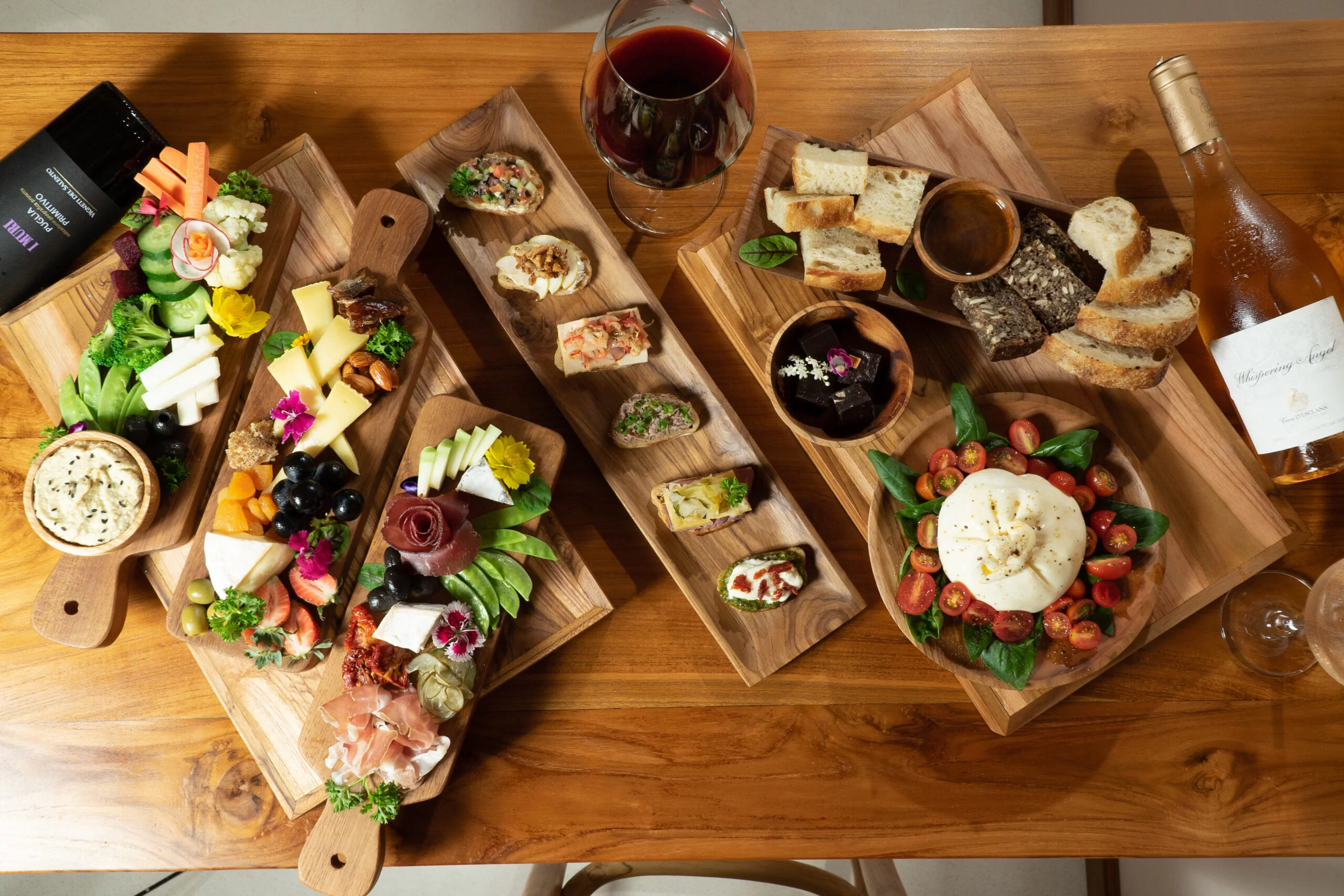 Wine and Grazing Boards at Belle Wine Bar Ubud